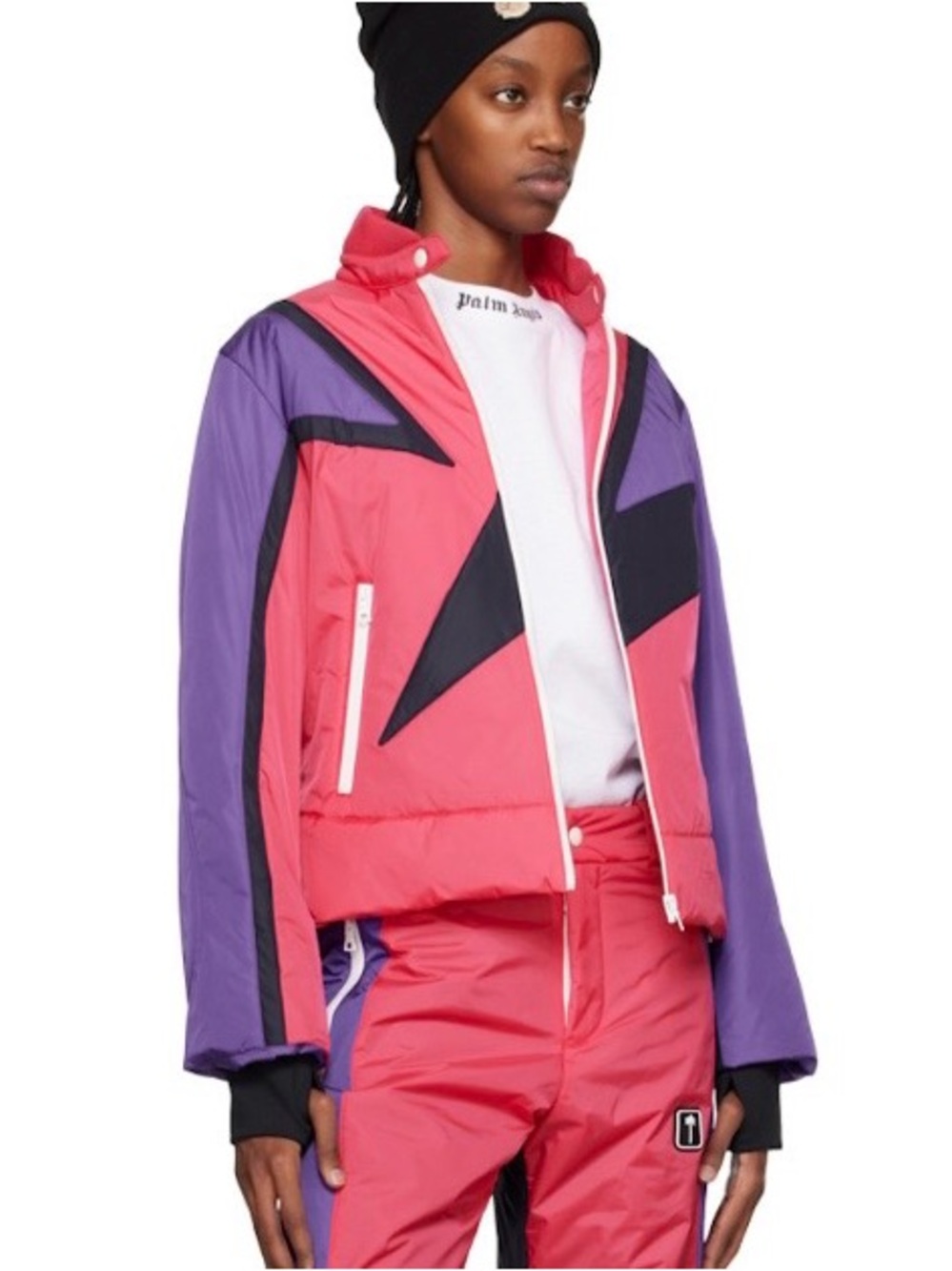 Palm Angels Pink Thunderbolt Ski Jacket BNWT Size Small